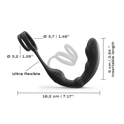 Dorcel P-Ring Perineum Stimulator - black