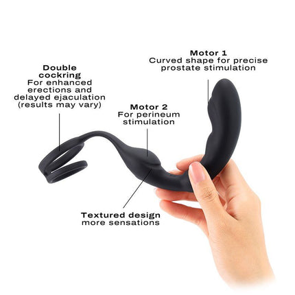 Dorcel P-Ring Perineum Stimulator - black