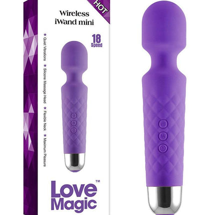 iWand Mini Wand Vibrator - paars - Erotiekvoordeel.nl