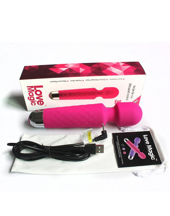 iWand Mini Wand Vibrator - roze - Erotiekvoordeel.nl