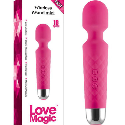 iWand Mini Wand Vibrator - roze - Erotiekvoordeel.nl