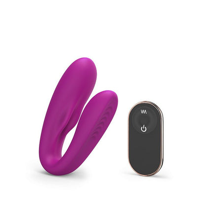 Love to Love MATCH UP Vibrateur pour partenaire avec télécommande - Deep Purple