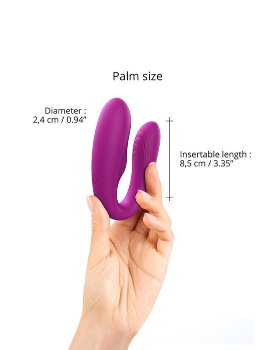Love to Love MATCH UP Partner Vibrator with Remote Control - deep pink