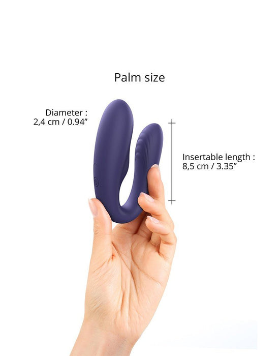 Love to Love Match Up Couples vibrator with remote control - Indigo