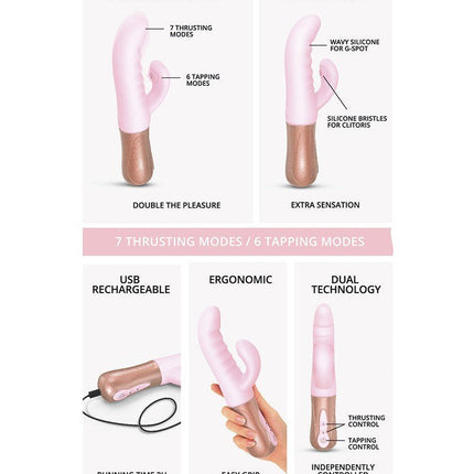 Love to Love SASSY BUNNY Vibrador Conejo - rosa claro