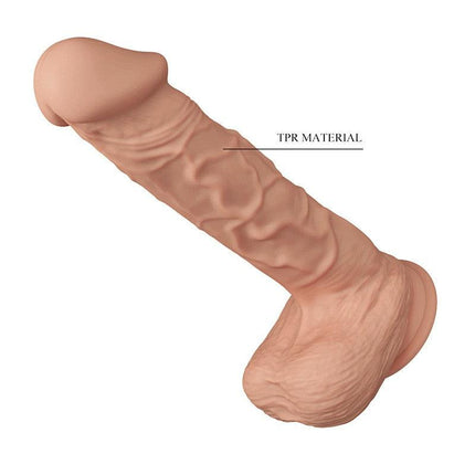 Pretty Love Bergrisi - Dildo - Realistische Vibrerende Dildo - Lengte 26 cm - Lichte Huidskleur - Geeft Levensechte Ervaring-Erotiekvoordeel.nl
