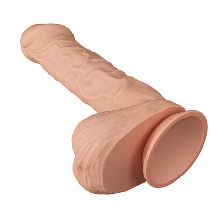 Pretty Love Bergrisi - Dildo - Realistische Vibrerende Dildo - Lengte 26 cm - Lichte Huidskleur - Geeft Levensechte Ervaring-Erotiekvoordeel.nl
