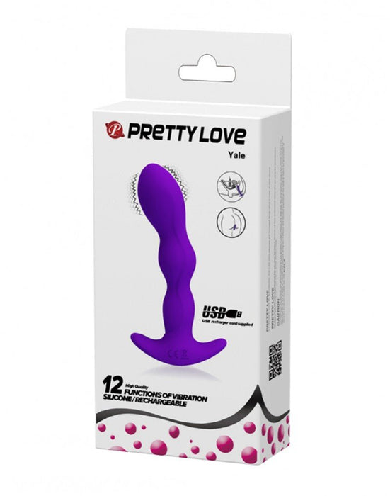 Pretty Love Yale Anal Vibrator - purple