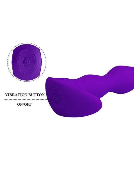 Pretty Love Yale Vibrador anal - púrpura