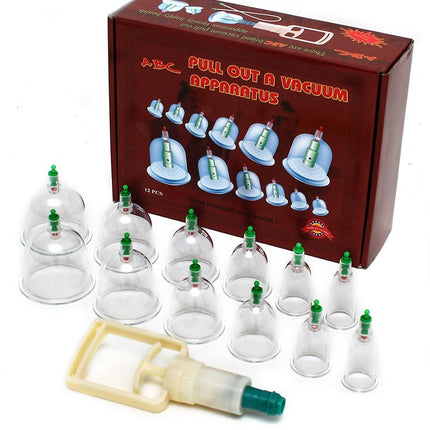 Rimba Bondage Play Cupping Set met 12 cups - Erotiekvoordeel.nl