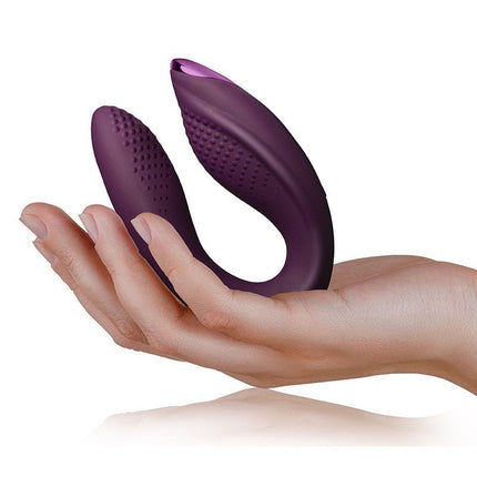 Rocks-off Vibrateur d'accouplement avec télécommande ROCK CHICK DIVA - Violet