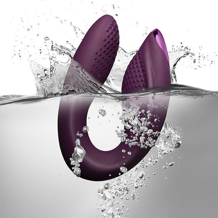 Rocks-off Vibrateur d'accouplement avec télécommande ROCK CHICK DIVA - Violet