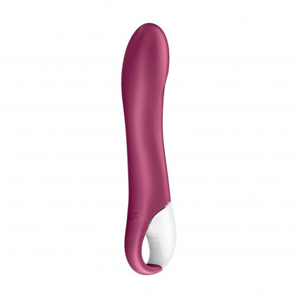 Satisfyer Big Heat Verwarmde G-spot Vibrator met APP control - berry rood