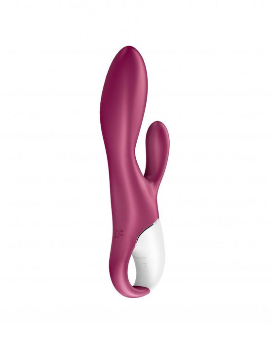Satisfyer Heated Affair Heated G-spot Vibrator and Rabbit Vibrator with APP control - berry red