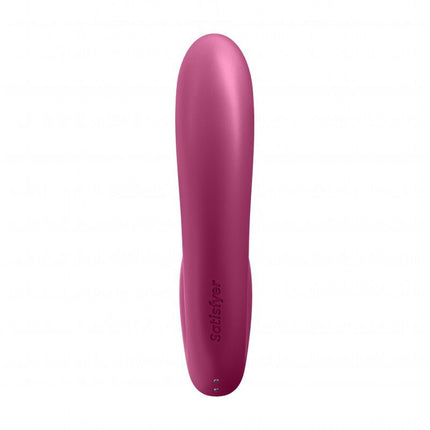 Satisfyer Sunray Luchtdruk + G-spot Vibrator - berry rood