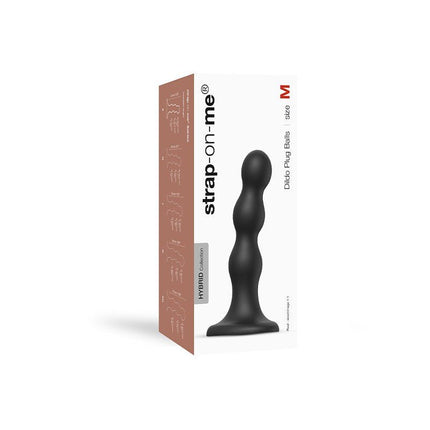 Strap-On-Me Dildo Plug Balls - zwart