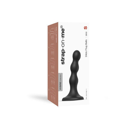 Strap-On-Me Dildo Plug Balls - zwart