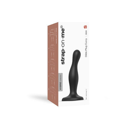 Strap-On-Me Dildo Plug Curvy - zwart