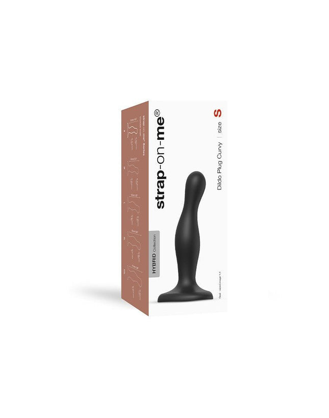 Strap-On-Me Gode Plug Curvy - noir