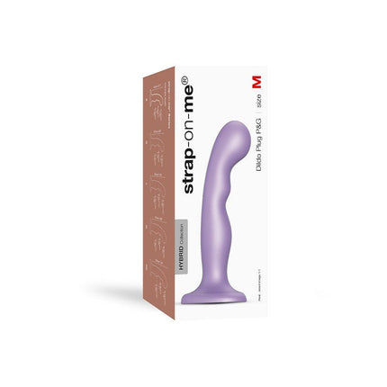 Strap-On-Me G-spot en P-spot Dildo - metallic lila