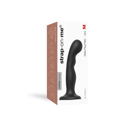 Strap-On-Me G-spot en P-spot Dildo - zwart