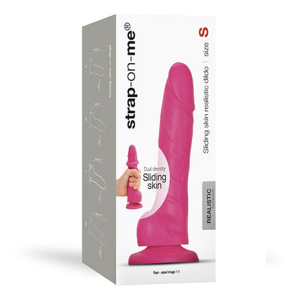Strap-on-Me Sliding Skin Realistischer Dildo - rosa