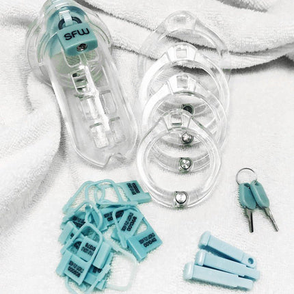 World Cage Chastity Cage Silicone Anti-Retraction Shield