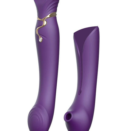 ZALO Queen PulseWave vibrator - Amethyst Paars - Erotiekvoordeel.nl