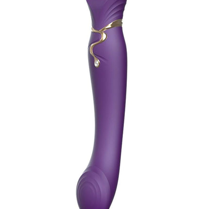ZALO Queen PulseWave vibrator - Amethyst Paars - Erotiekvoordeel.nl