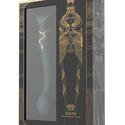 ZALO Queen PulseWave vibrator - smaragd groen - Erotiekvoordeel.nl